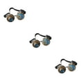 thumbnail image 1 of yingyy Unique Steampunk Style Glasses with Distinctive Vintage for Halloween Rivet Retro Type 2 3Set, 1 of 6