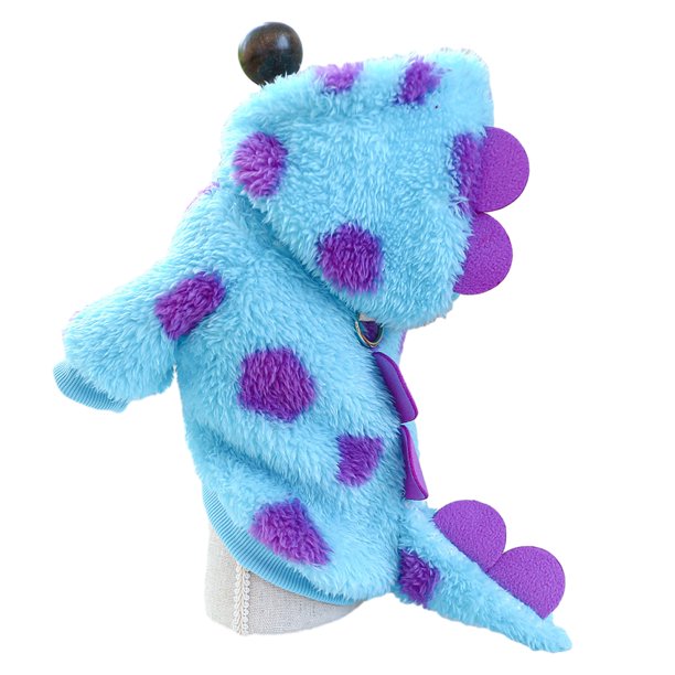Ropa para mascotas Ropa para perros - Perro Gato Cachorro Chaqueta Ropa Suave Coral Fleece Material Mono Abrigo de invierno con sombrero Abrigo Sudadera con capucha para Teddy Dog Pet Plush Outfit