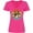 Cyber Pink, variant on Inktastic Bicycle Vintage Cyclist Sunset Women's V-Neck T-Shirt