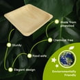thumbnail image 7 of BambooMN Disposable Wood Square Plates / Dishes - Square, 4.5" - 300 Pieces, 7 of 7