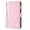 Pink, variant on Nalacover for Samsung Galaxy S22 Zipper Wallet Case with Magnetic Clasp Flip Folio Kickstand 9 Card Slots Luxury Premium PU Leather and Soft TPU Shockproof with Wrist Strap Cover.Pink