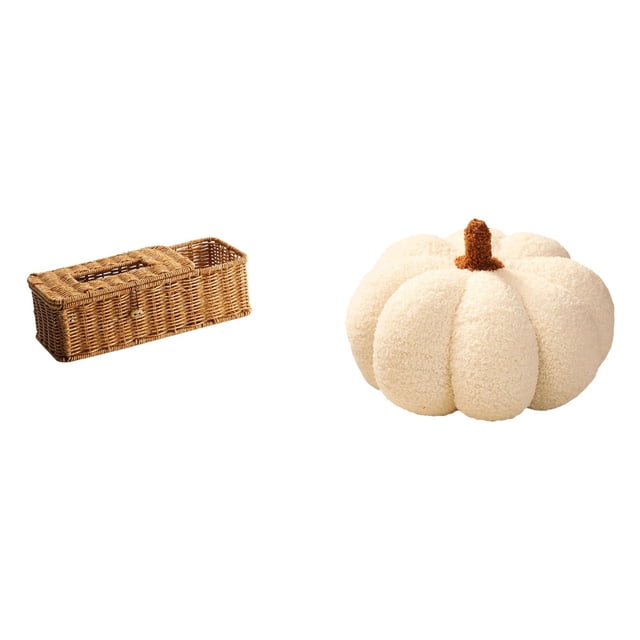 Servilletero Con Forma De Calabaza, Almohadas, Control Remoto, Pañuelos Decorativos, Cojín Para Sofá, Papel Higiénico, Dormitorio, Cocina, Escritorio, Decoración De Felpa