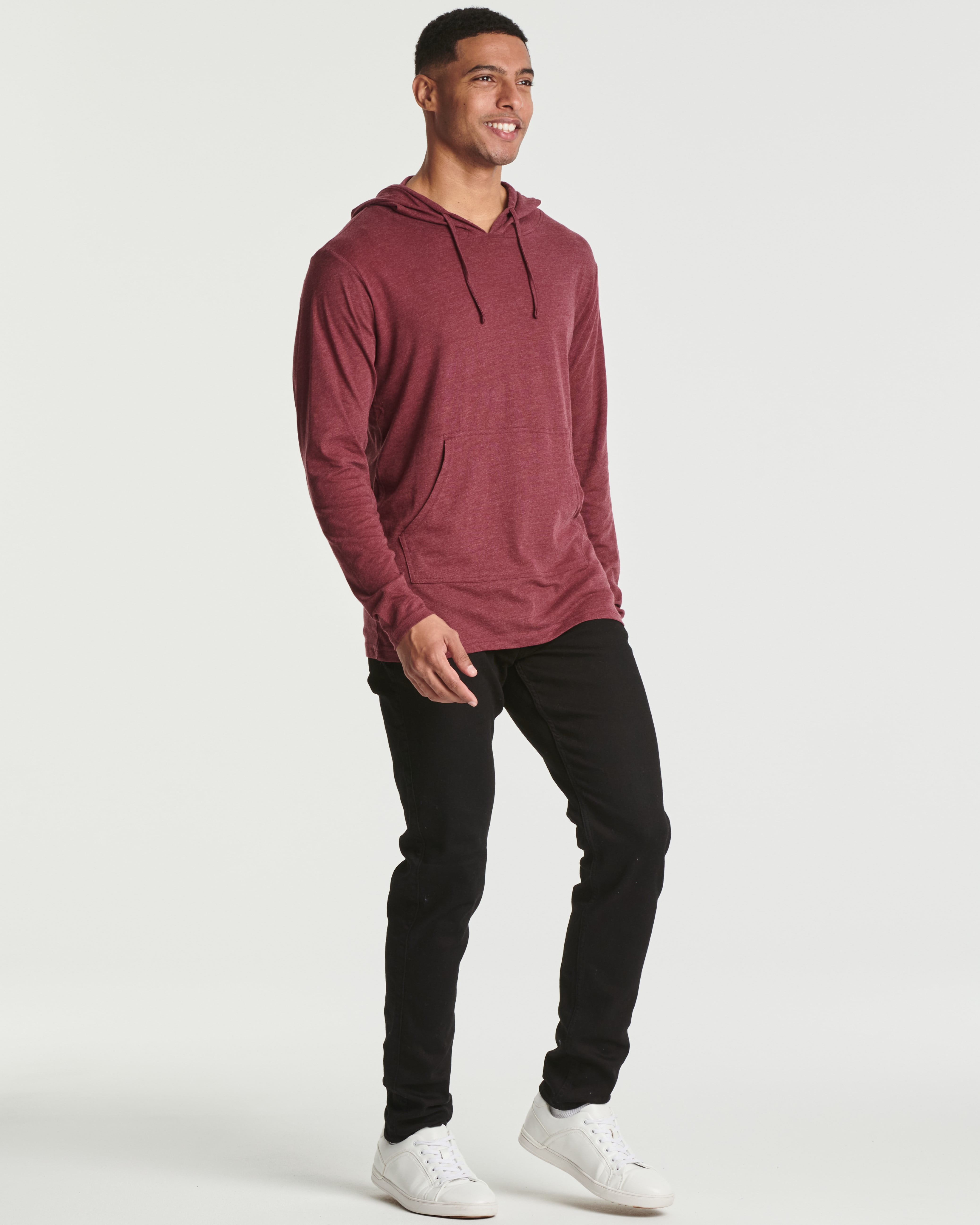 Real Essentials 3 Pack: Men's Cotton Lightweight Casual Pullover Drawstring  Hoodie With Pocket (Available In Big & Tall)