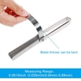 thumbnail image 3 of Precision Thickness Gauge, Stainless Steel Foldable Design for Portability and Storage, Ideal for Measuring Spark Plug Clearance, Bearing Clearance, 3D Printers, Piston Ring, 3 of 5