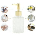 thumbnail image 4 of Multipurpose Glass Soap Pump Dispenser for Kitchen Bathroom (Gold), 4 of 7