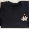 thumbnail image 2 of Embroidered Fall Leaves And Ghost Sweatshirt, 2 of 2