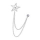 thumbnail image 4 of Broche de estrella Salvador para cuello de traje para hombre hecho a mano con diamantes de imitación, 4 of 10