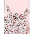 thumbnail image 5 of 6Y Little Girls Dress 7 Years Little Girls Sleeveless Dress Little Girl Suspender Summer Floral Dress, 5 of 6