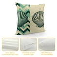 thumbnail image 4 of GOSMITH  Throw Pillow Covers Home Decor Underwater World Coral Seashells Starfish Pillow Cases Decorative Outdoor Cushion Couch Sofa Pillowcases, 4 of 5