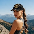 thumbnail image 6 of DAMAI Jesus Hat Gifts for Men, Adjustable Motorcycle Guardian Cap, Embroidered Travel Biker, Classic Low Profile Jesus Baseball Cap, 6 of 7