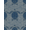 Blue, Pattern 9, variant on ODIKA 8'x10' Washable Area Rug Seashell Scroll Frame Nautical Ocean Wave Border Turtle Motif Refined Structured for Dining Room, Large Office, Lounge, Non-Slip Chair-Friendly Mat
