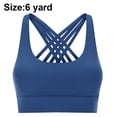 thumbnail image 1 of Sujetador deportivo con tirantes acolchados y tirantes cruzados, sujetador deportivo a prueba de golpes para mujer, sujetador de yoga cómodo para ropa deportiva, 1 of 8