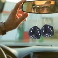 thumbnail image 5 of AIYUQ.U Plush Car Dice - Vibrant Rear View Mirror Charms and Decor, 5 of 9
