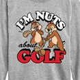 thumbnail image 3 of Disney - I'm Nuts About Golf - Toddler & Youth Long Sleeve Graphic T-Shirt, 3 of 5