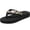 Black_030, variant on Domuza Flower Rhinestone Wedge Flip flops For Womens Trendy Summer Boho High Heel Platform Non slip Beach Thong Sandals Crystal Jeweled Sandal Shoes Navy 7(EU-38)