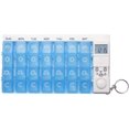 thumbnail image 1 of Pill Box Organizer with Timer, Medicine Reminder, Pill Dispenser, 28 Detachable and Portable Compartments, 1 of 5