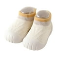 thumbnail image 2 of Wancir Baby Shoes Toddler Sock Shoes Kids Walking Shoes Infant Non-Slip Indoor Slippers with Soft Rubber Sole Boys Girls Slip On Outdoor Sneakers, 2 of 5