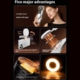 thumbnail image 2 of Wisewang Brighten Smartphone Vlog Adjustable Fill Light Ring For Photography LED Selfie Fill Light For Phone black, 2 of 6