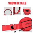 thumbnail image 3 of Auriculares Rockpapa 950 con micrófono supraaurales plegables negro rojo, 3 of 3