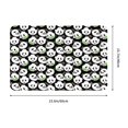 thumbnail image 3 of Salouo Panda Bear Pattern Outdoor Indoor Sturdy Doormats 16’’×24’’, Anti Fatigue Soft Flannel Thick Door Mat,Non-Slip Rectangle Rug Cushion, 3 of 6