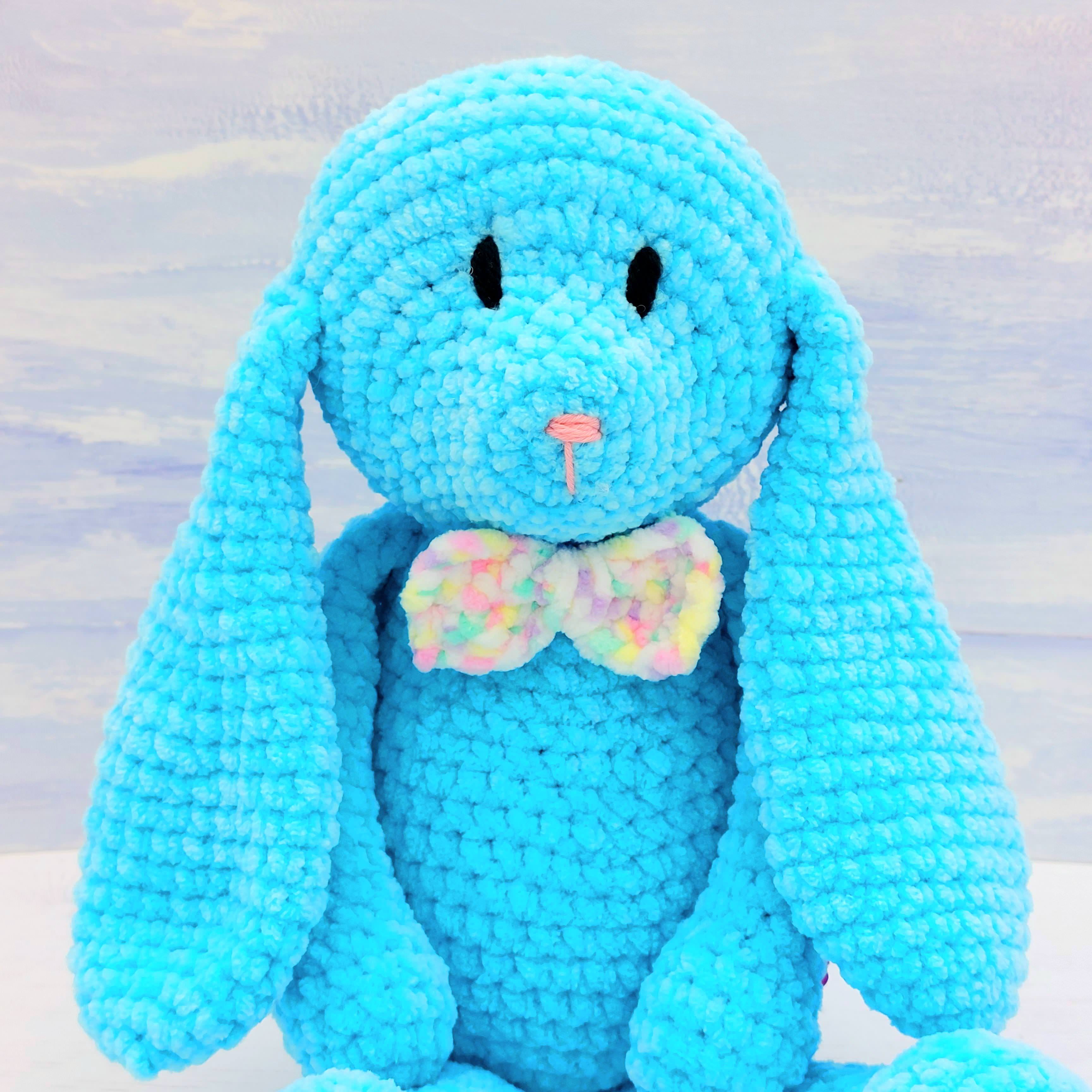 Loki and Lottie the Lop-eared Bunny Crochet Kit (Loki the Sky Blue Bunny)