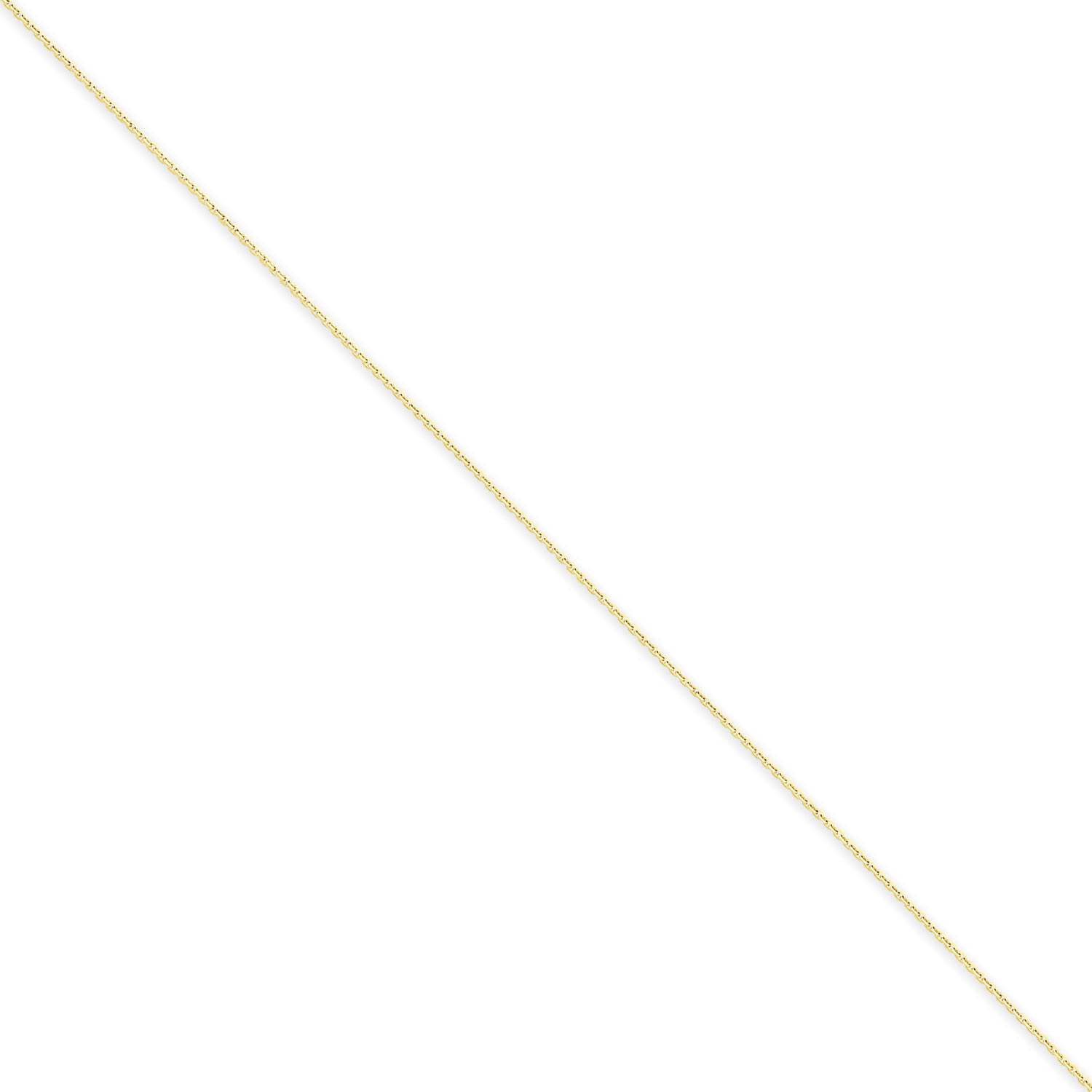 Details about   Real 14kt Yellow Gold .8mm Diamond Cut Cable Chain; 18 inch 