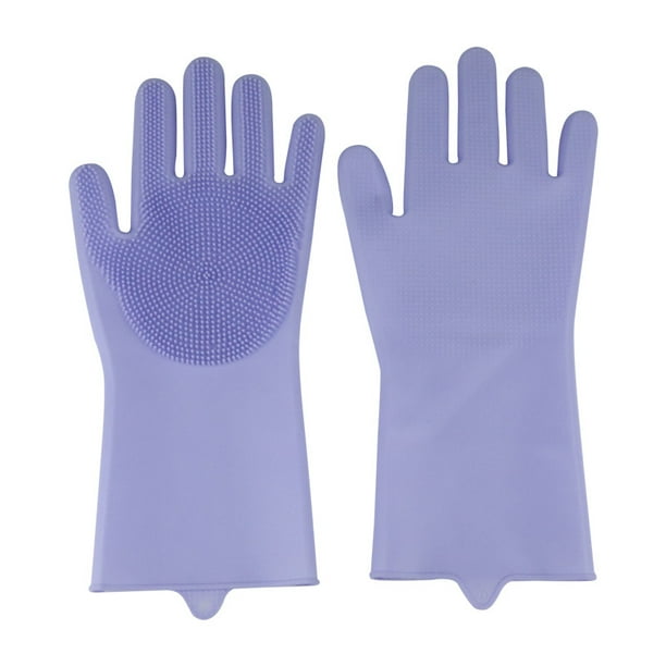 Guantes De Baño Para Mascotas Huvqianu | Toallitas Sin Enjuague Para Perros Y Gatos, Desprenden Pelo Y Masajean