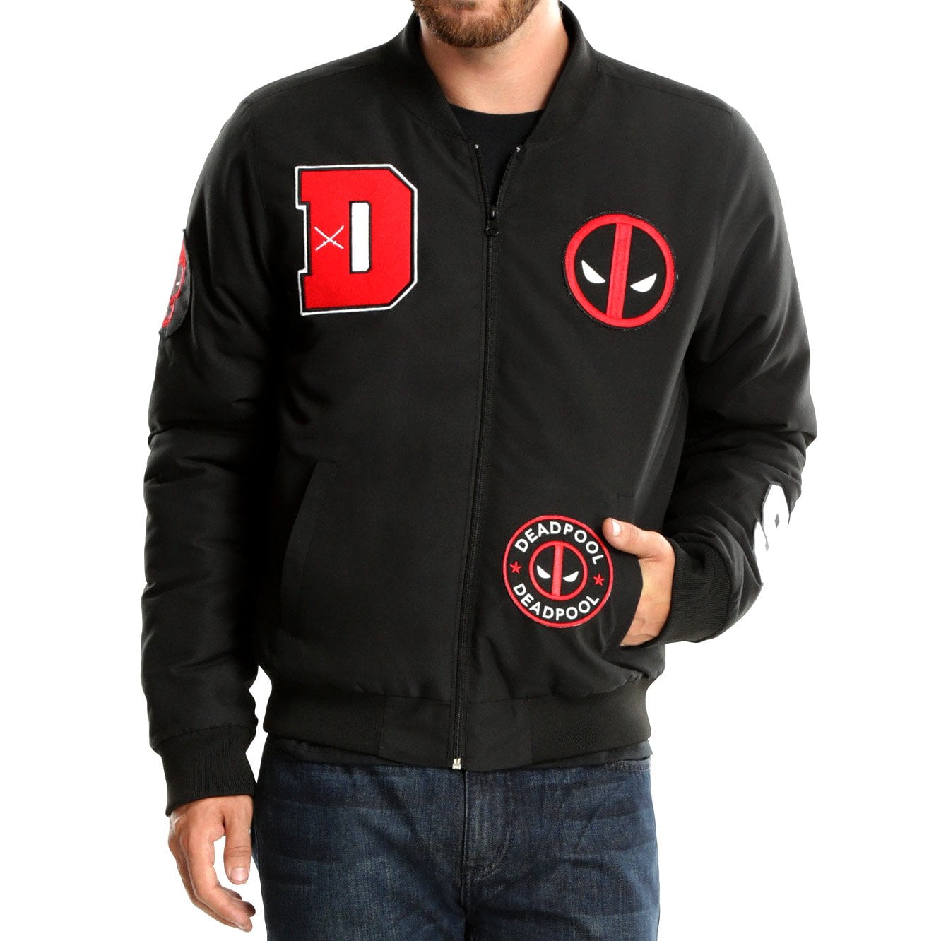 Deadpool - Deadpool Bomber Jacket - Large - Walmart.com ...