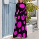 thumbnail image 4 of Vestido largo magenta vestidos de ceremonia Vestido largo mujer vestidos de noche lujo 2024, 4 of 5