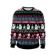 thumbnail image 3 of Suéteres navideños para hombre, suéteres navideños con renos, estampado 3D, cuello redondo, ropa para parejas, sudaderas para fiestas navideñas, 3 of 5