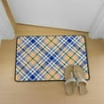 thumbnail image 4 of SKYSONIC Doormat Blue Beige and Green Tartan Plaid Lightweight Non Slip Indoor Outdoor Entryway Rugs Floor Mat for Bathroom Kitchen Entrance 36x24in, 4 of 6