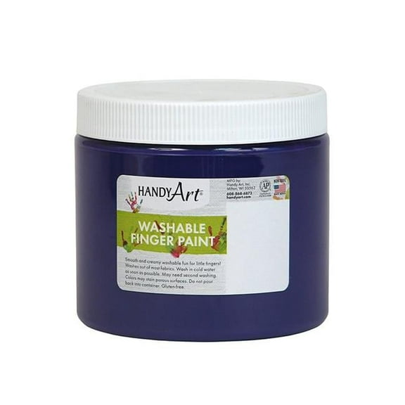 Violet Washable Finger Paint, 16 oz - 6 Each