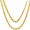 2.4mm 18, variant on Jewel heart 14 K Yellow Real Gold Flat Mariner Chain 2.4-4.65 mm Thick Diamond Cut Anchor Link Pendant Necklace For Men Women 16"-24"