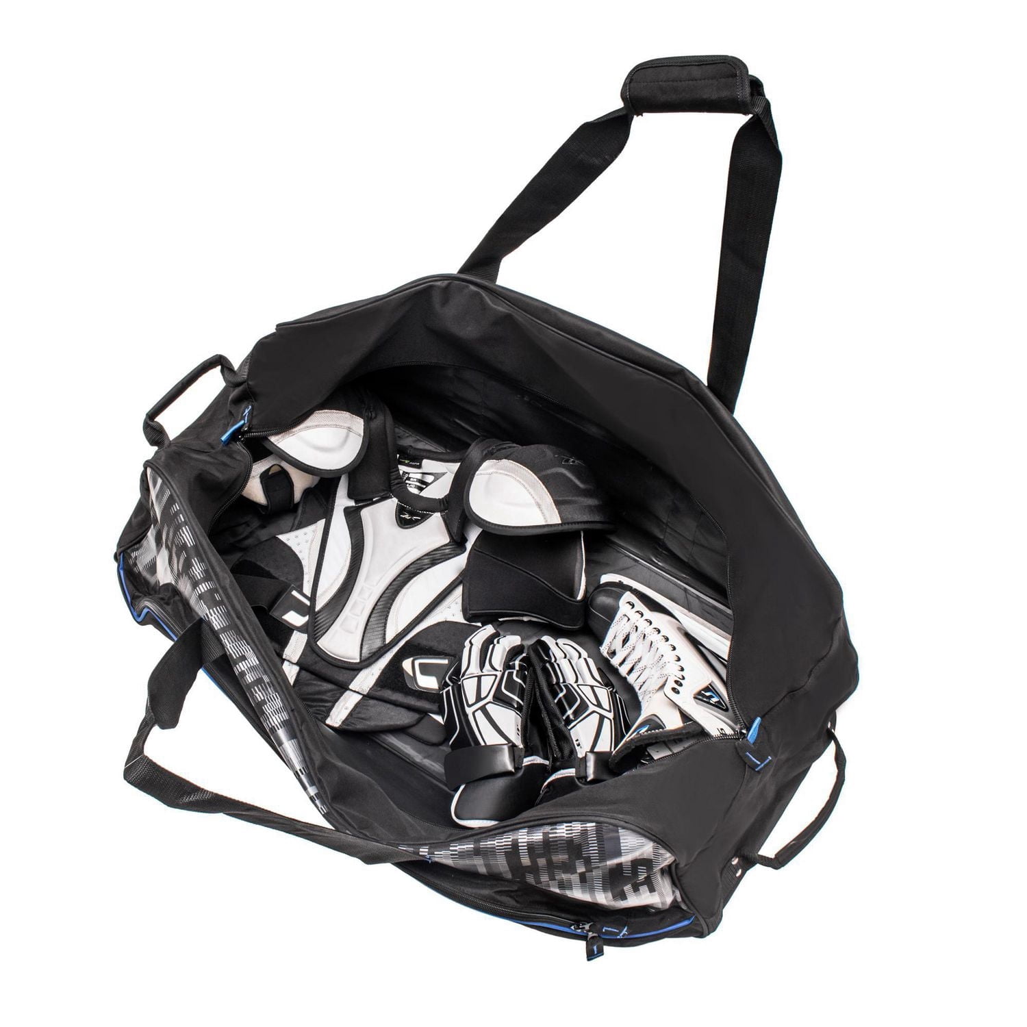 Sac de hockey à roues officiel avec logo de LNH, 36 po