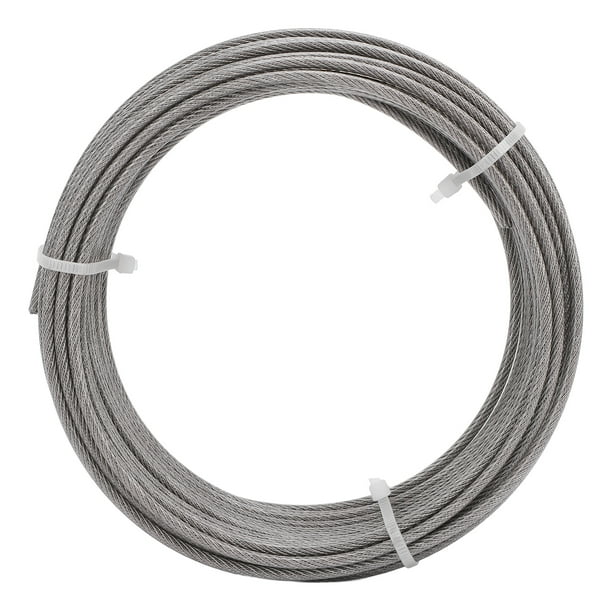 Kit De Cables De Acero, Cuerda De Alambre De Acero Inoxidable Multiusos Robusta Para Colgar Luces Exteriores Para Uso En El Jardín Doméstico