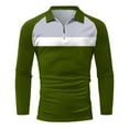 thumbnail image 5 of Cathalem Polos de Golf pour Hommes, Tailles Régulières et Grandes, Polos de Golf, Vert Armée m, 5 of 5
