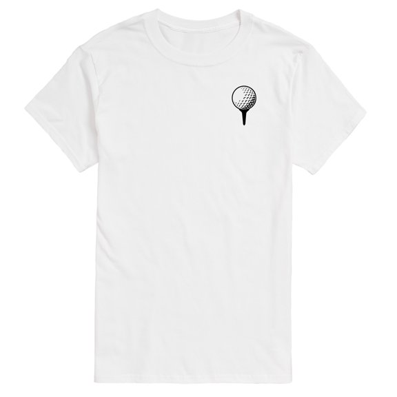 Instant Message - Golf Ball On Tee Short Sleeve Graphic T-Shirt