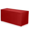 thumbnail image 2 of Gee Di Moda Fitted Tablecloth - 72 x 30 Inch Red Fitted Table Cloth for 6 Foot Rectangle Table - Heavy Duty Washable Fabric - for 6 Ft Buffet Table Holiday Party Dinner Wedding & Trade Show, 2 of 3