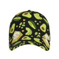thumbnail image 2 of JUNZAN Avocado Toast Print Baseball Cap,Unisex Sports Cap Dad Hat Adjustable Size for Running Workouts and Outdoor Activities All Seasons, 2 of 8