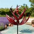 thumbnail image 6 of Iron Windmill Spinner - Rotating Garden Decor for Yards & Patios | Weather-Resistant Steel Outdoor Ornament | Battery-Free Flower Spinner, Clearance Sale, Outdoor Garden Decor, Garden Decor Clearance, 6 of 11