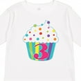 thumbnail image 4 of Inktastic 3rd Birthday Cupcake Boys or Girls Long Sleeve Toddler T-Shirt, 4 of 5