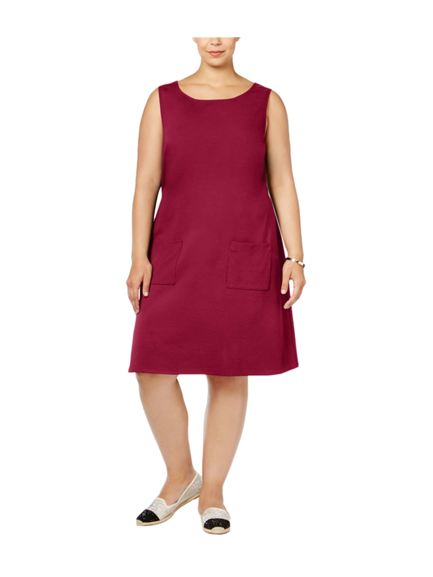 plus size shift dress with pockets