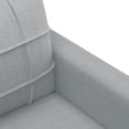 thumbnail image 7 of vidaXL Sofa Upholstered Accent Sofa Chair Couch Living Room Seating Fabric, 7 of 7
