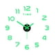 thumbnail image 1 of Pegatinas luminosas para reloj mural, relojes decorativos, adhesivos de pared 3D, reloj de pared DIY para comedor, 1 of 9