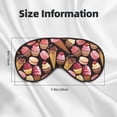 thumbnail image 5 of Xecao Ice Cream Cake for Soft Fluffy Sleeping Blindfold, Nap eye cover tailored for the utmost comfort for girls, women, kids, and adults., 5 of 7