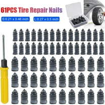 MELIVO Car Tubeless Vacuum Tyre Puncture Repair Kit Screw Nails Tire Patch Plug Fix