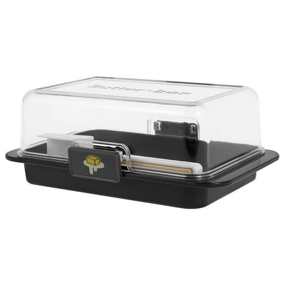 Jetcloudlive Butter Dish with Lid Airtight Butter Holder Reusable Butter Keeper Container Easy to Scoop and Scrape Butter Tray for Countertop and Refrigerator Door Shelf Dishwasher Safe