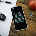 thumbnail image 2 of Serenity Prayer Courage Wisdom Protective Slim Fit Hybrid Rubber Bumper Case Fits Apple iPhone X, 2 of 3