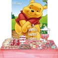 thumbnail image 3 of Winnie the Pooh Backdrop Background Banner Birthday Party Supplies Taspestry Wall Decor Poster Lover, 3 of 6