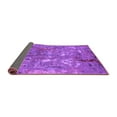 thumbnail image 2 of Ahgly Company Indoor Round Oriental Purple Industrial Area Rugs, 3' Round, 2 of 4